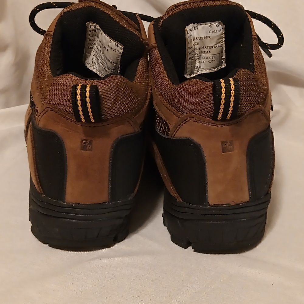 Carolina 4x4 steel toe waterproof hiking boots CA 4513 Brown leather size 9W - Picture 4 of 9